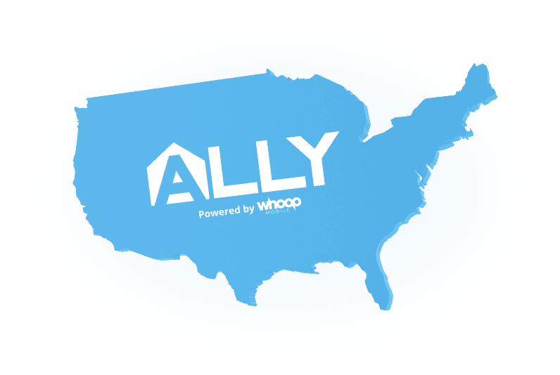 Ally coverage map